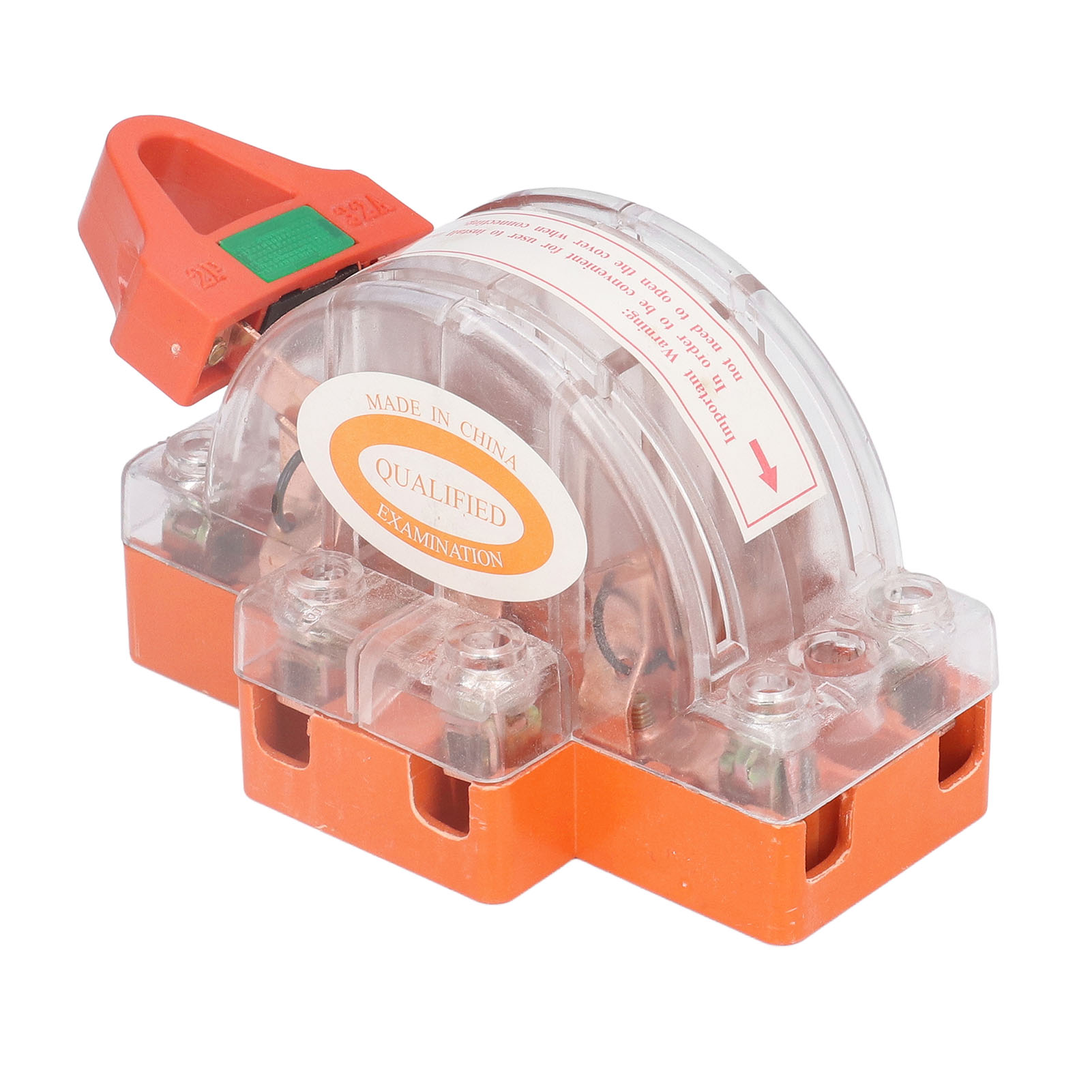 2p 32a Transparenter Messerschalter Mit Kontrollleuchte Für Stromschlagschutz Für Generatoren