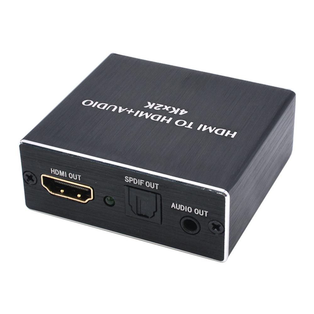 4k Hdmi Audio Extractor Mit Optischem Spdif-ausgang Und 5.1 Audio Splitter, Hdmi Zu Hdmi + Optischer Audiokonverter Für Ps5, Soundbars Und Heimkinoanlagen
