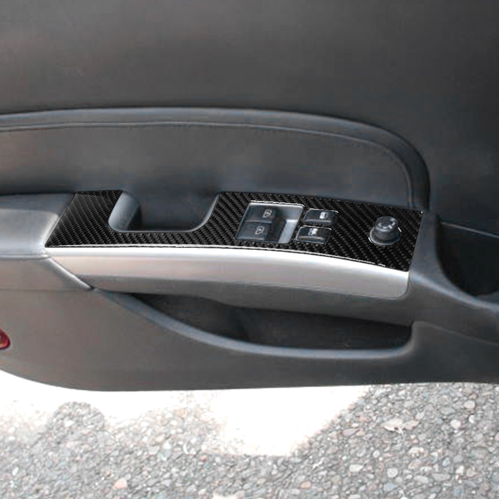 Stück Fensterheberschalterabdeckungen Aus Kohlefaser Für Nissan 350z 2006-2009