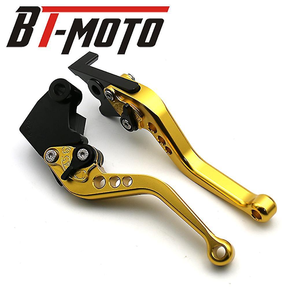 Brems- Und Kupplungshebel Für Yamaha Yzf-r1/yzfr1 (2004-2008) Und Yzf-r6/yzfr6 (2005-2016), Kurzer Griff Aus Goldfarbenem Aluminium.