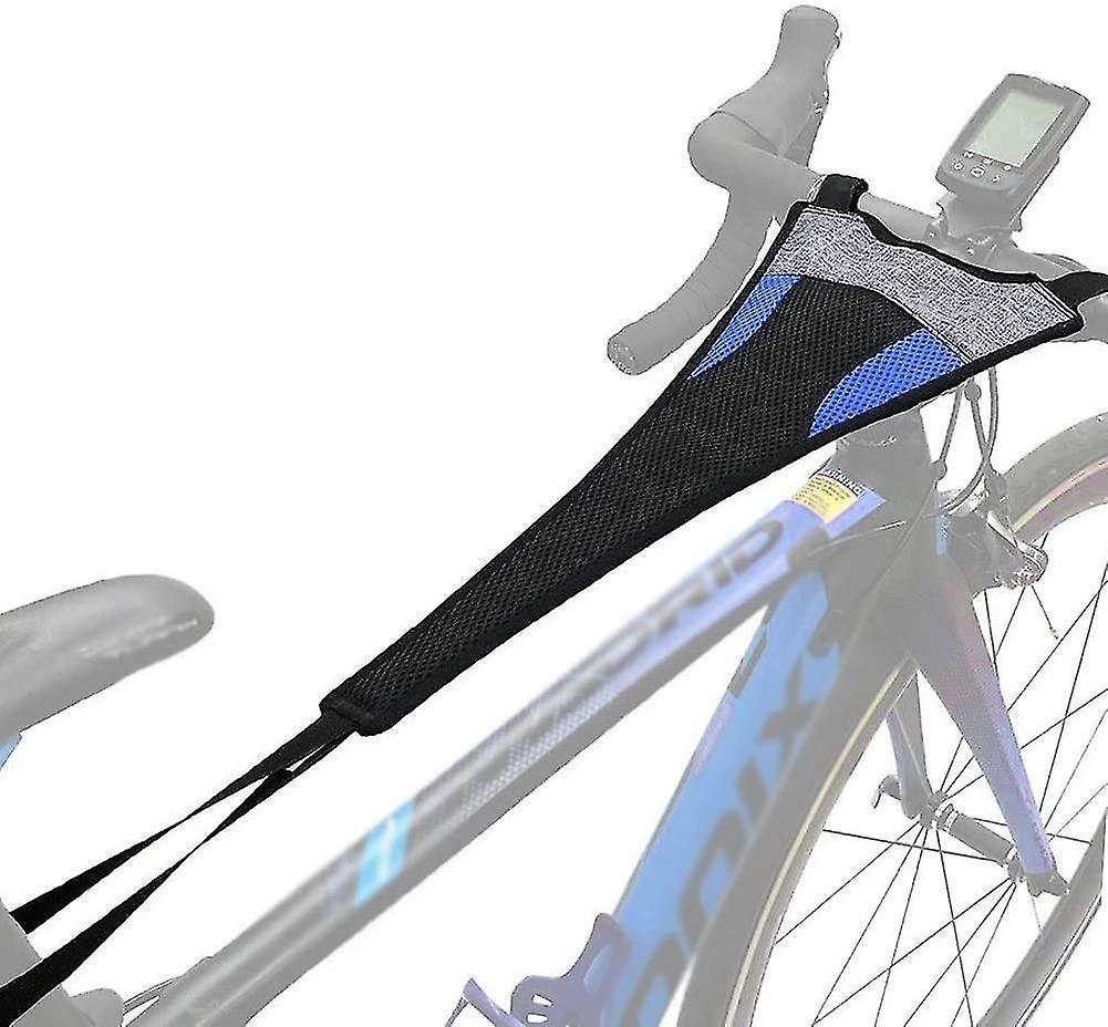 Indoor-fahrradtrainer, Schweißschutznetz Für Fahrräder, Schützt Den Fahrradrahmen Vor Schweiß, Schützt Das Fahrrad Vor Korrosion Beim Indoor-cycling-training – Schwarz Und Blau