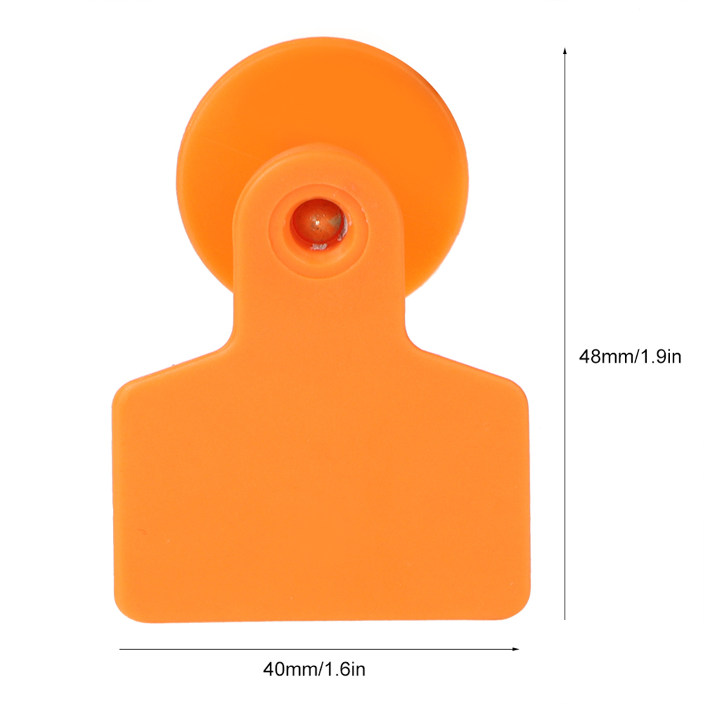 Nummerierte Ohrmarken Für Nutztiere, 100 Stück, Kennzeichnung Für Schweine, Kühe Und Schafe, Landwirtschaftliches Kennzeichnungszubehör, Orange, 48 X 40 Mm