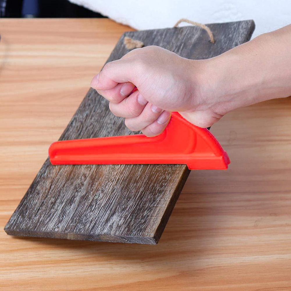 Stück Sicherheitsschiebestöcke Aus Kunststoff Für Handsägen, Schutzwerkzeug Für Holzbearbeitung (rot)