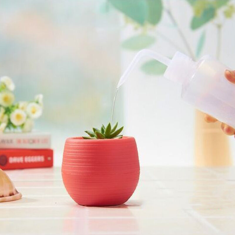 Weinroter Kunststoff-blumentopf Für Miniatur-setzlinge – Ideal Für Garten, Hof Und Balkon