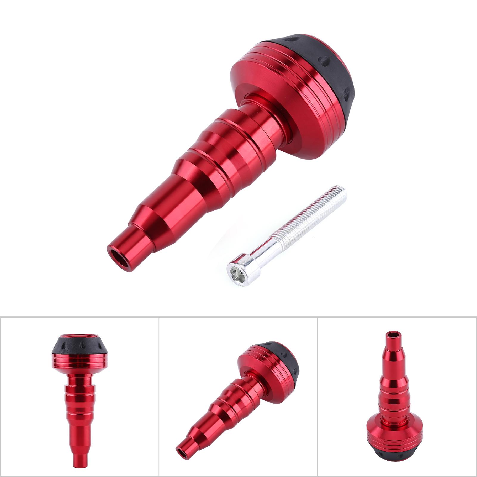 Rahmenschutz Aus Cnc-gefräster Aluminiumlegierung Für Motorräder, Roter Auspuffverschlussstopfen