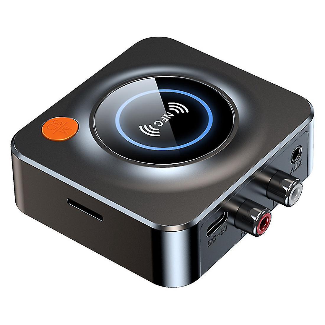 Nfc-bluetooth-5.1-empfänger, 3,5-mm-cinch-aux-anschluss, Drahtloser Hifi-stereo-audioadapter, Automatische Ein-/ausschaltung Für Ca--