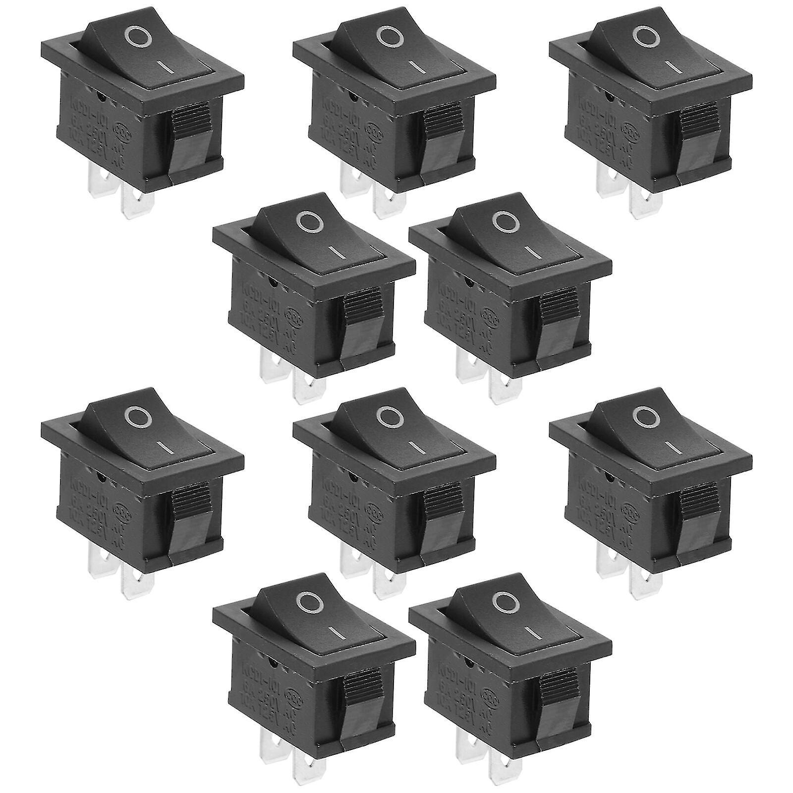 Packung Mit 10 Mini-kippschaltern, Druckknopfschaltern, Y-schaltern, Switcheroo-schaltern
