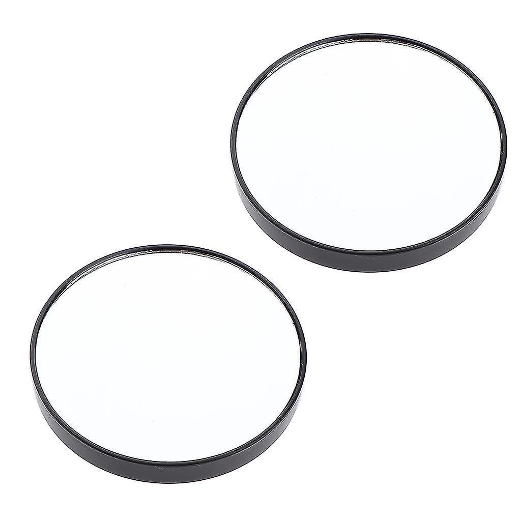 Kosmetikspiegel Mit 10-facher Vergrößerung, Wand- Und Reisespiegel Mit Saugnapf, Kleiner Kosmetikspiegel, 2er-pack – Schwarz, 7,5 Cm