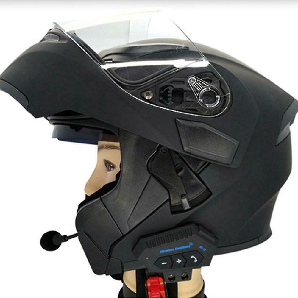 Bt-12 Kabellose Bluetooth Fm Gps-kopfhörer Für Motorradhelme -