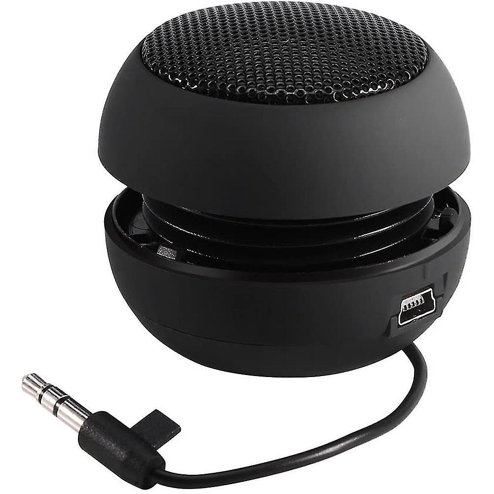 Mini-reiselautsprecher Mit 3,5-mm-audiokabel, Eingebautem Niederspannungsakku Und Einziehbarem S-förmigem Design.