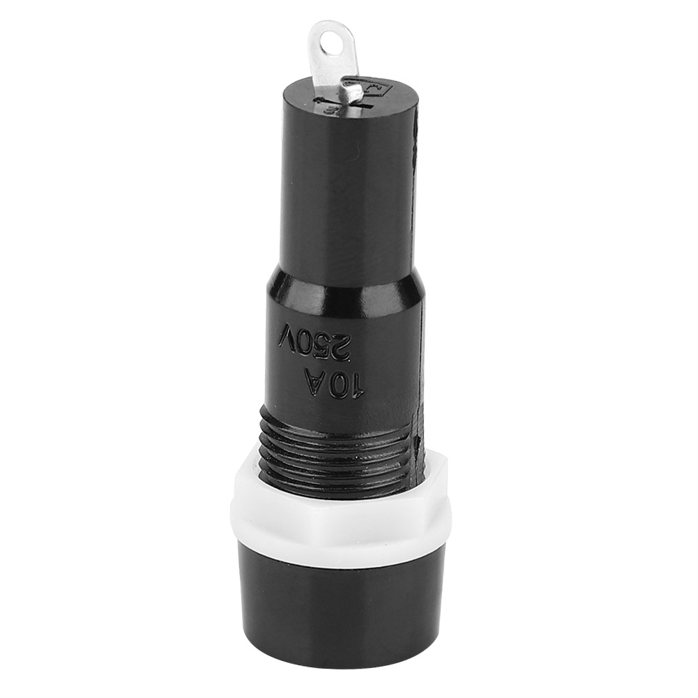 20 Stück Mf-527 Sicherungshalter, Schwarzes Gehäuse, 5x20mm, Für Schutzsicherungen