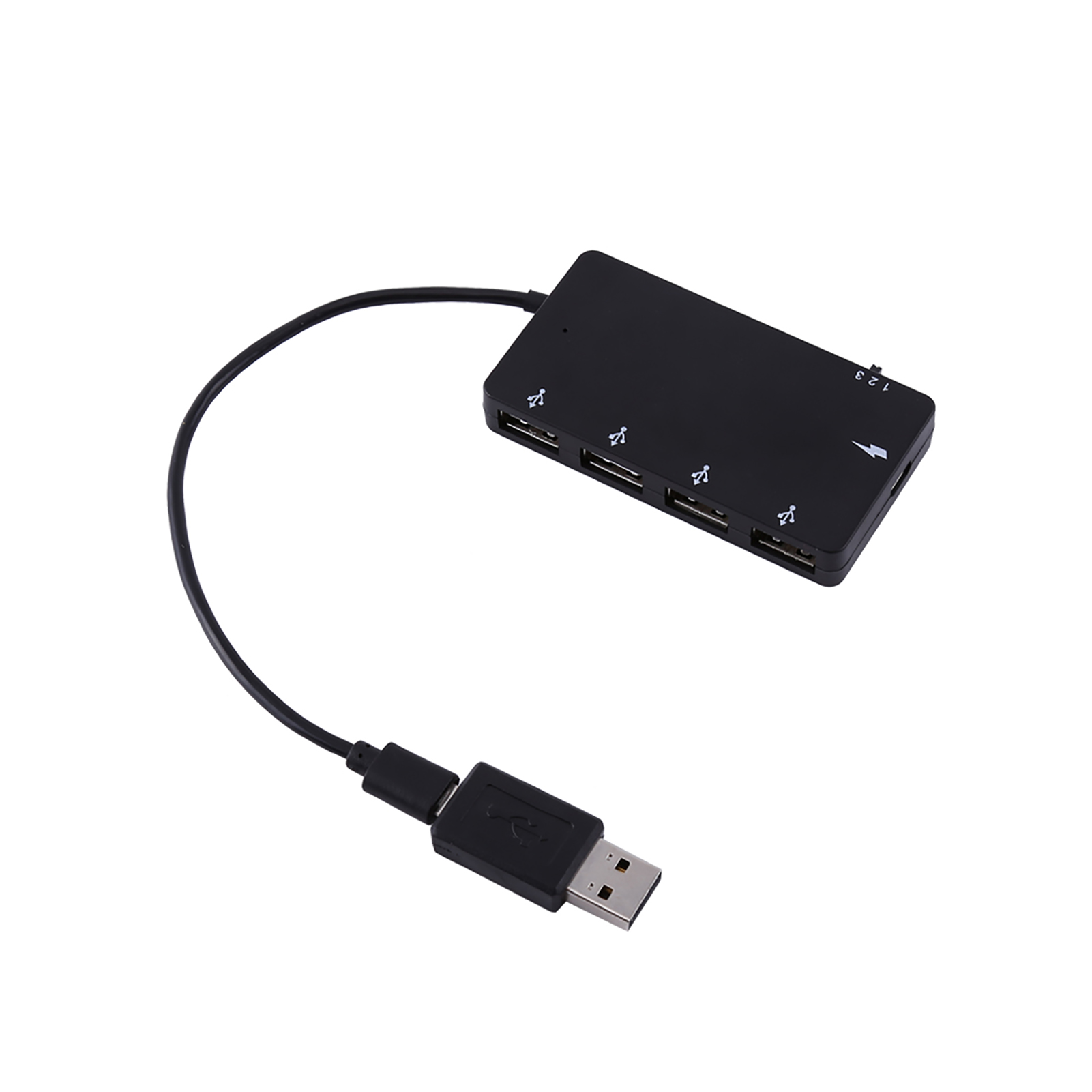 4-port Micro-usb-2.0-hub, Ladekabel Und Otg-verlängerung Für Smartphones Und Tablets