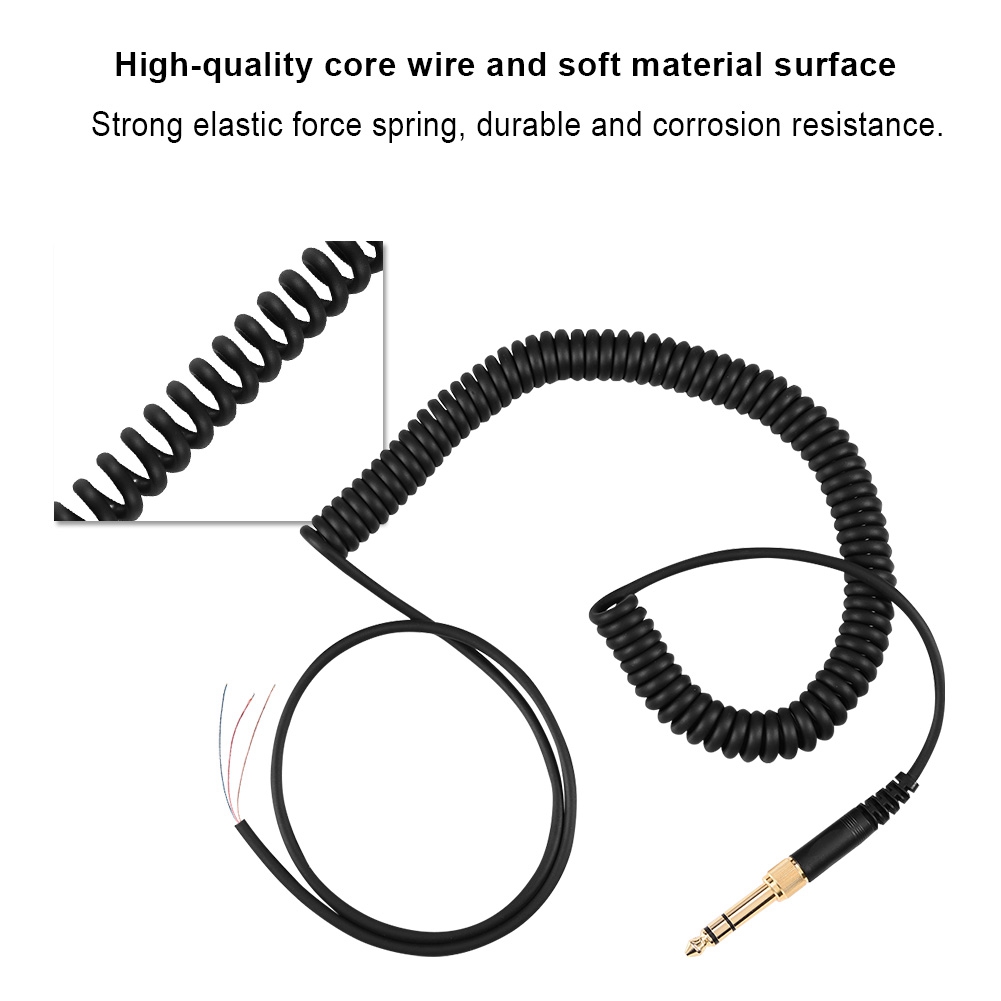 Federkabel Für Beyerdynamic Dt 770/990 Pro Kopfhörer – Robustes Metallkabel