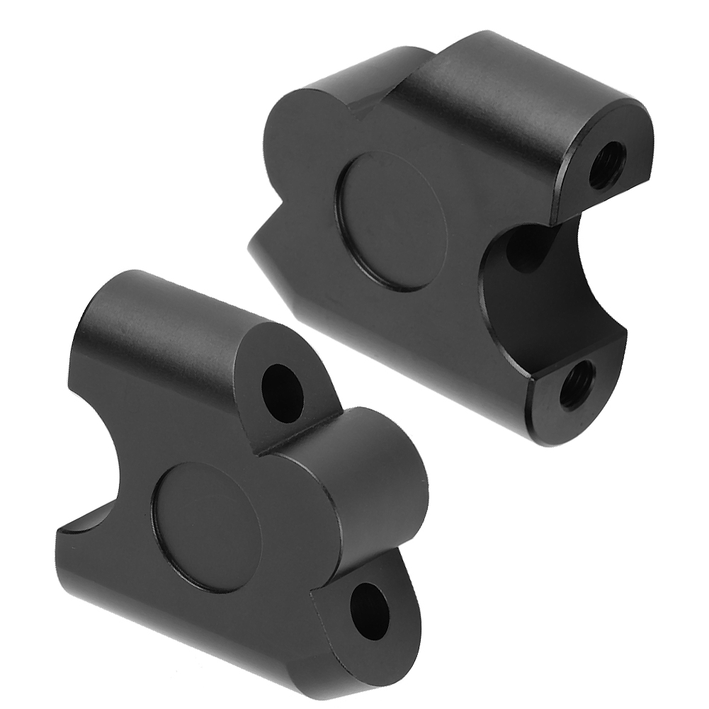 Universelle 22-mm-motorradlenkererhöhung, Hintere Schaltkulisse, Adapter (schwarz)