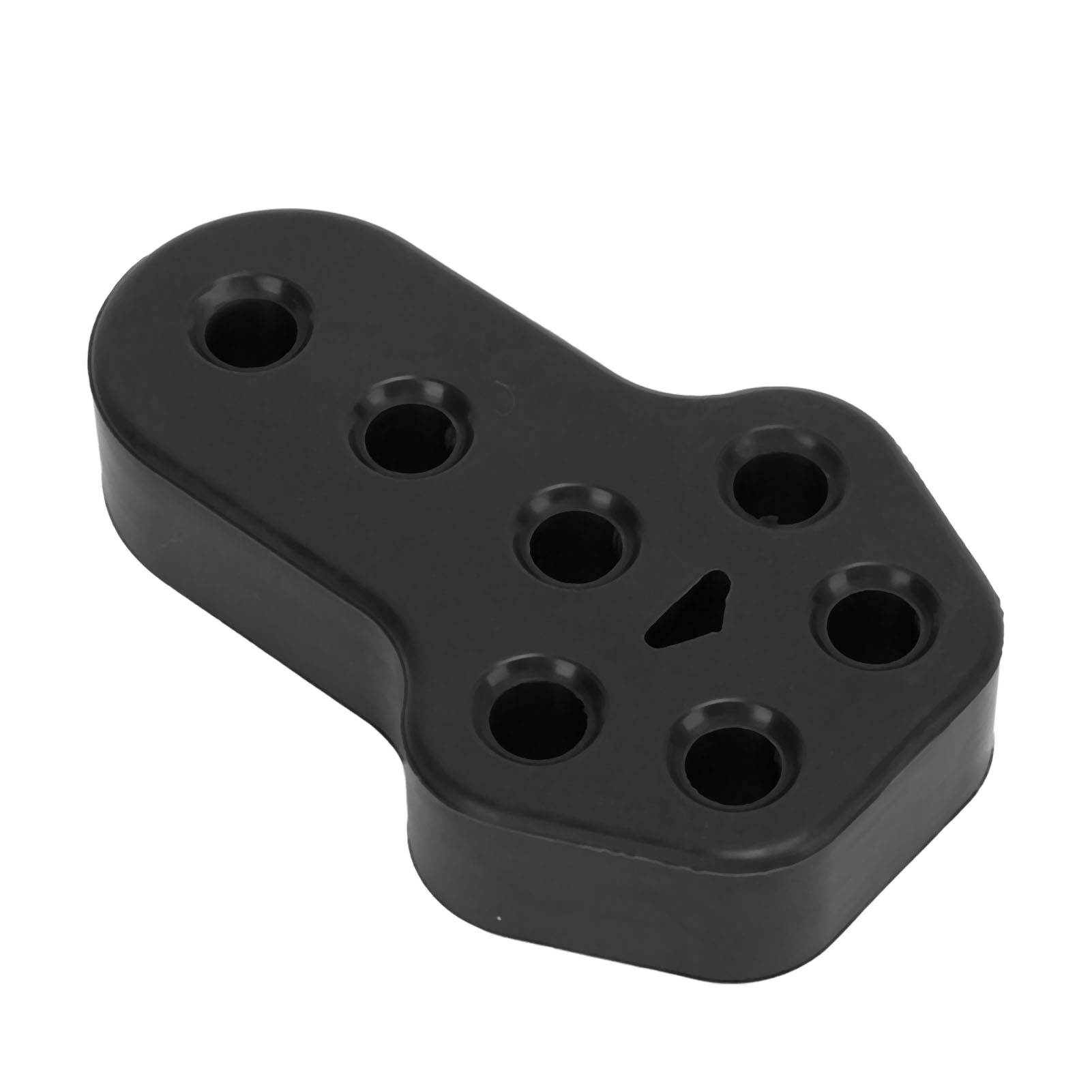 Universelle Gummischalldämpferhalterung, 7 Löcher, 12 Mm, Schwarz – Auspuffaufhängung Und -befestigung