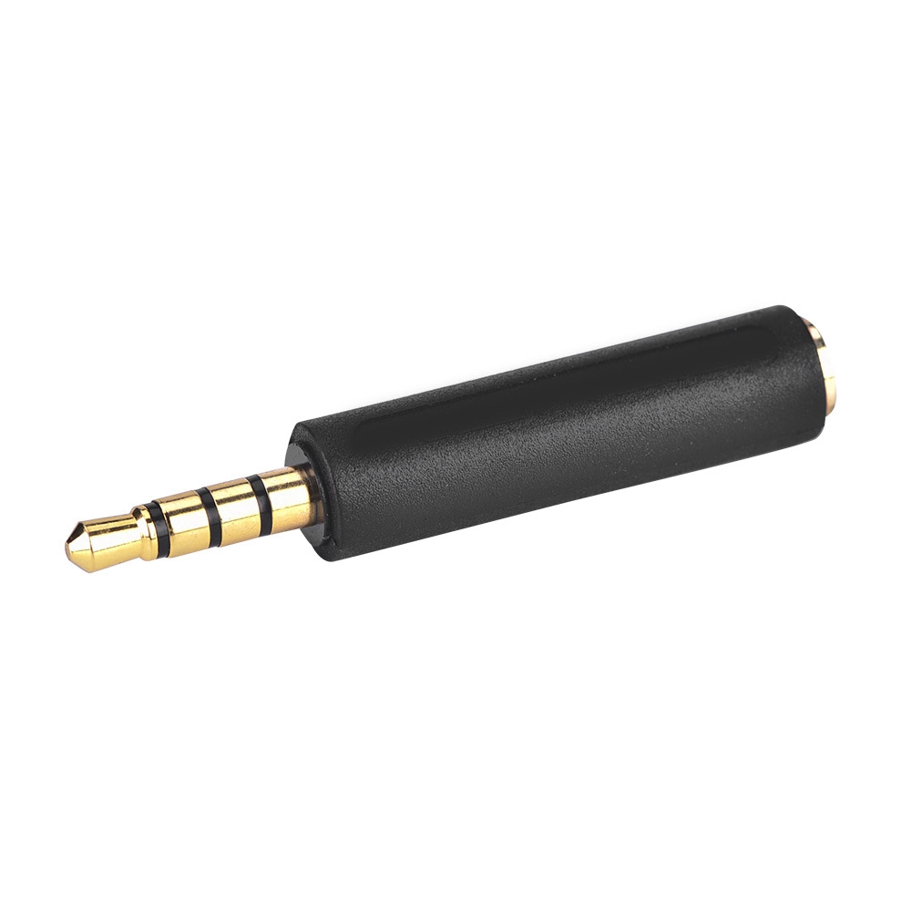 3,5-mm-omtp-auf-ctia-kopfhörer-konvertierungsadapter, Schwarz (3er-pack)