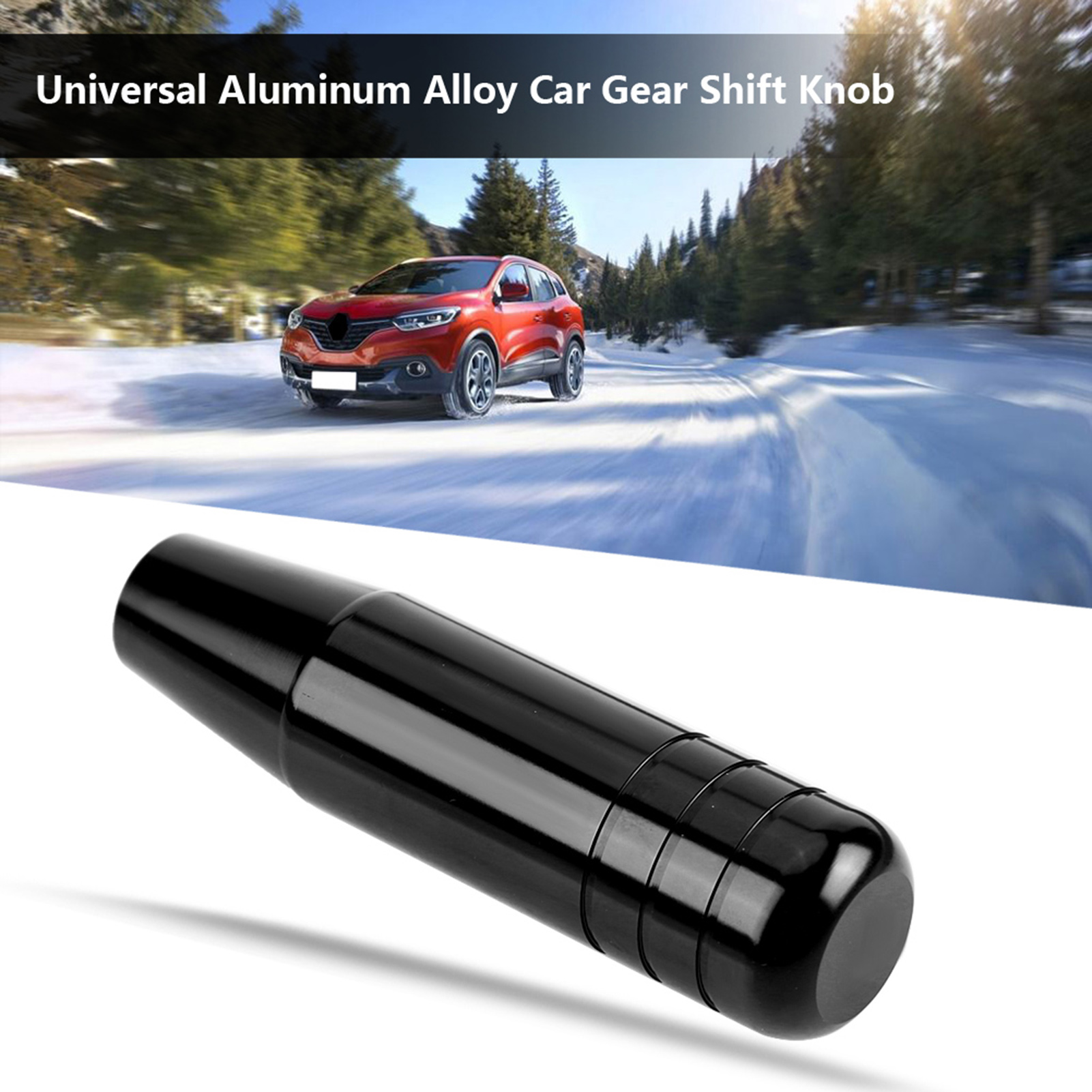 Universeller Schalthebelgriff Aus Schwarzer Aluminiumlegierung, 13 Cm
