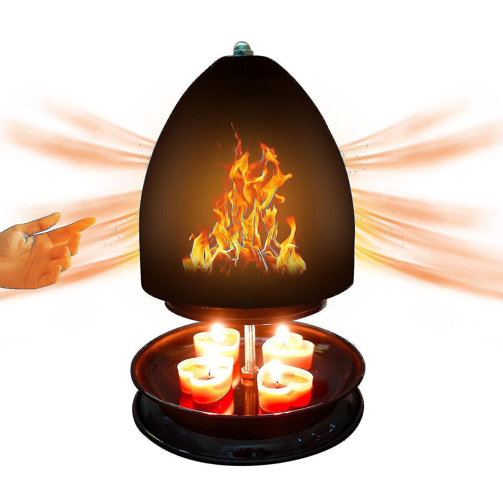 Teelichtofen, Doppelwandige Heizung, Heizung Für 6 Teelichter, Kamin