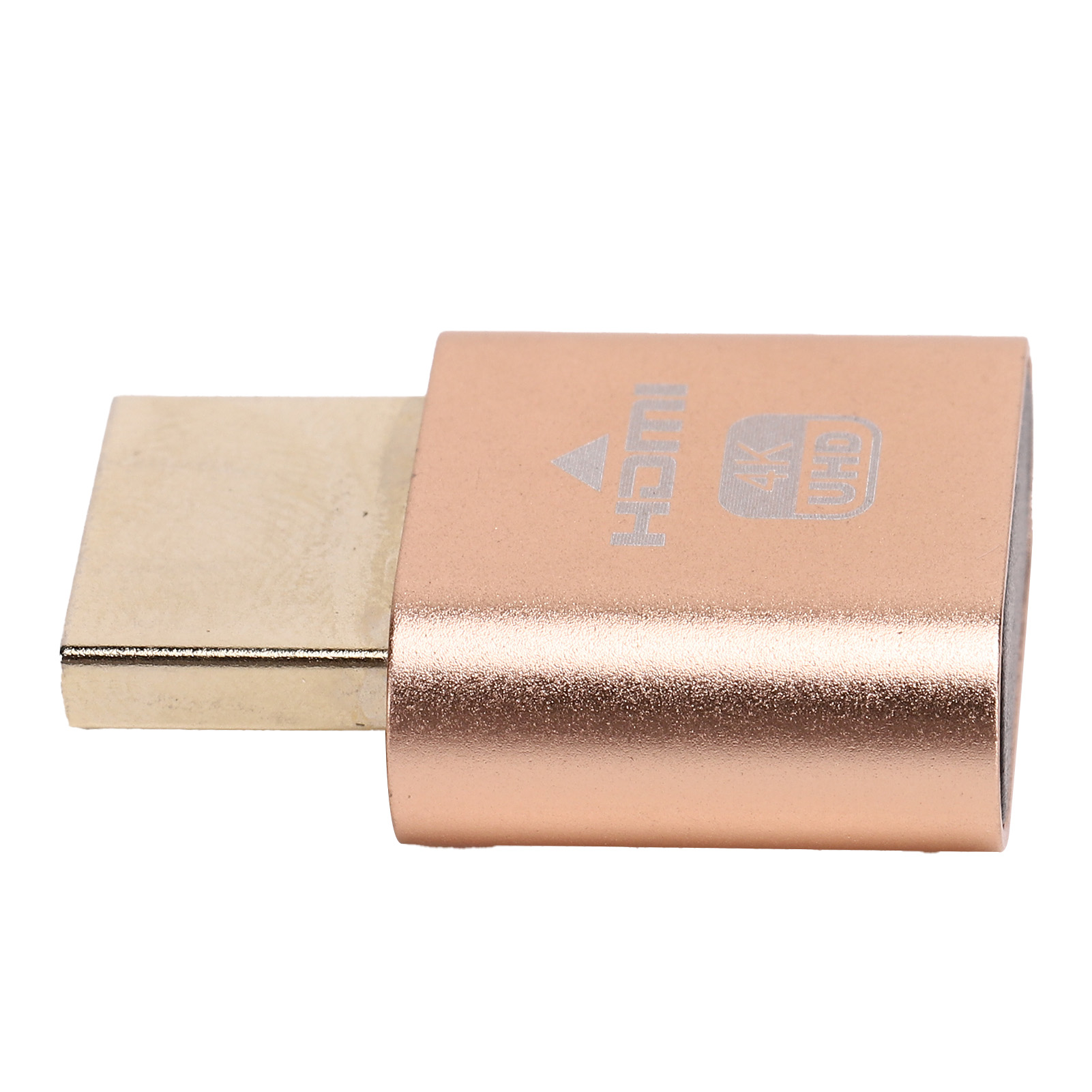 Gefälschter 4k-hdmi-stecker Mit Austauschbarem, Im Laufenden Betrieb Austauschbarem Display-emulator (gold)