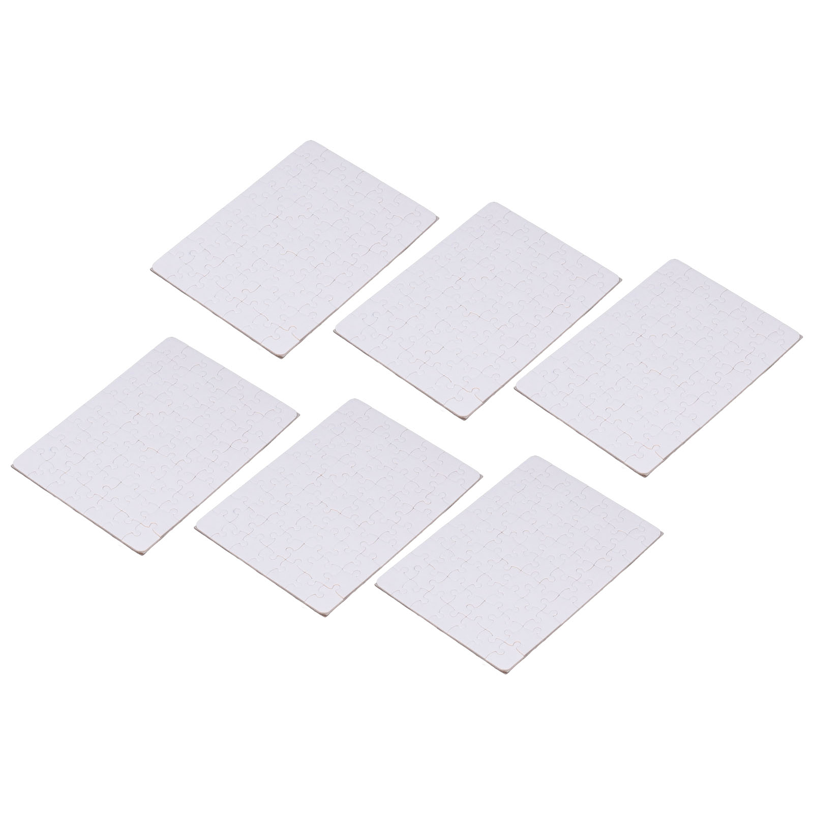 Individuell Gestaltbare Puzzles, 63 Teile, 13 X 18 Cm, Weiß, Zum Selbstgestalten Mit Fotosublimation, Als Erinnerungsgeschenk