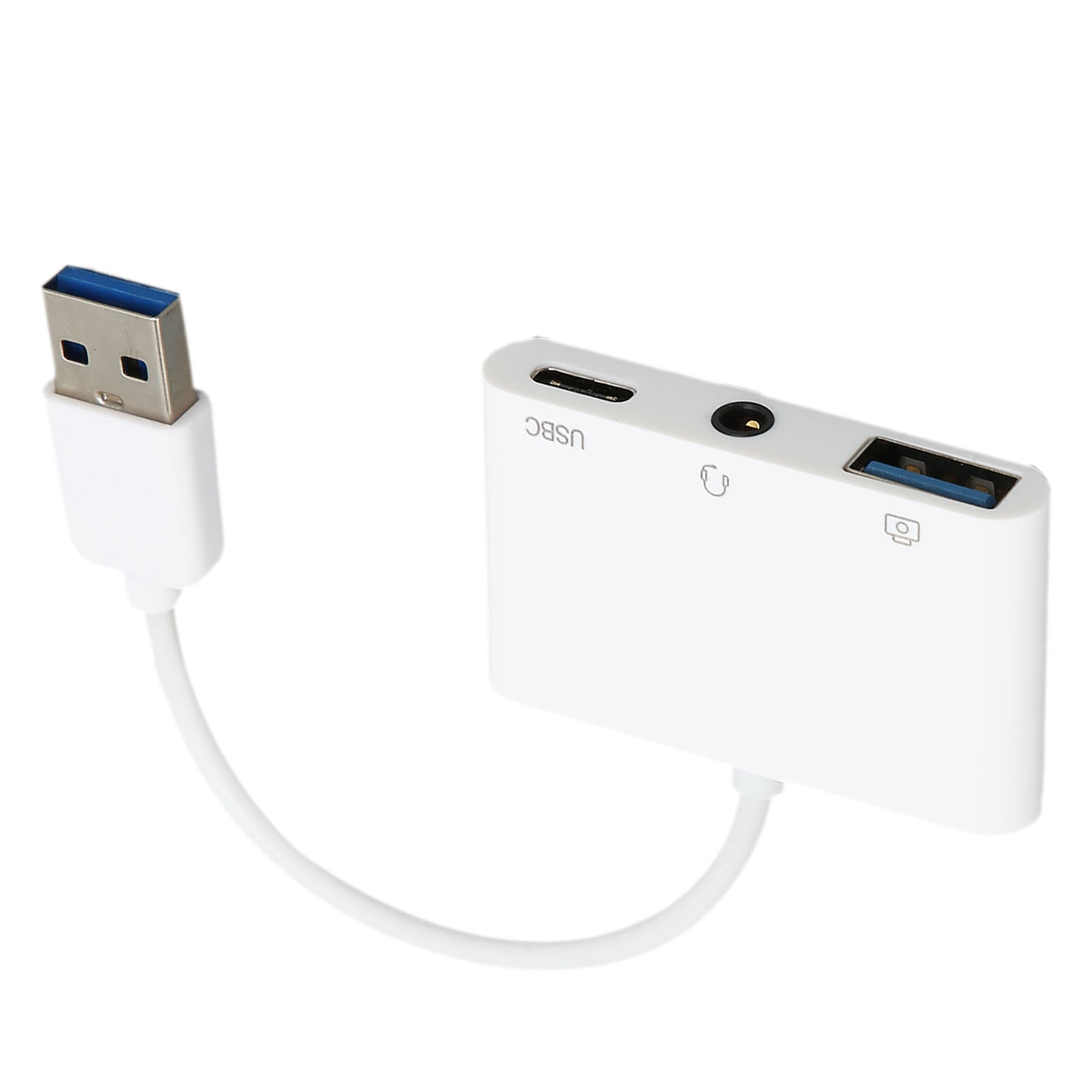3-in-1 Multifunktions-usb-3.0-auf-3,5-mm-klinkenstecker-/klinkenbuchse-kopfhöreradapter Mit Ladefunktion