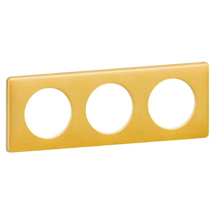 Schalterplatte Legrand Céliane Metall Ip20 8,2x23,2 Cm