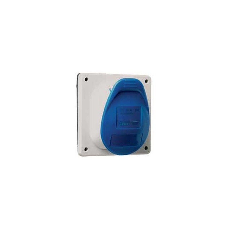 Legrand 057618 Schalttafel-sockel Mit Einheitlichem Achsabstand P17 – Ip44 – 32 A – 380/415 V – 3p+t – Kunststoff