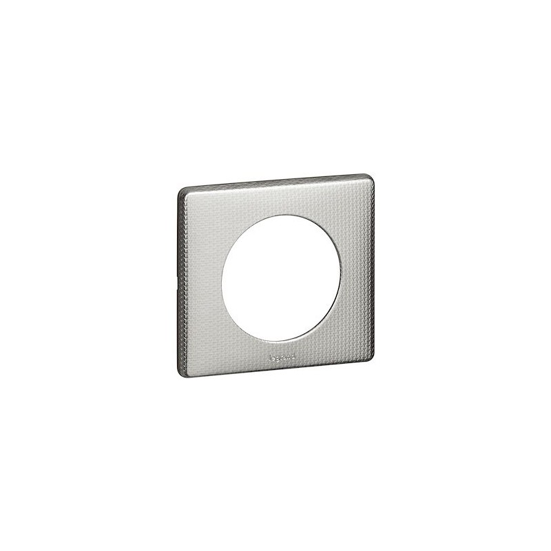 Legrand 098852 Céliane-abdeckplatte – Aluminium-snake – 1-fach