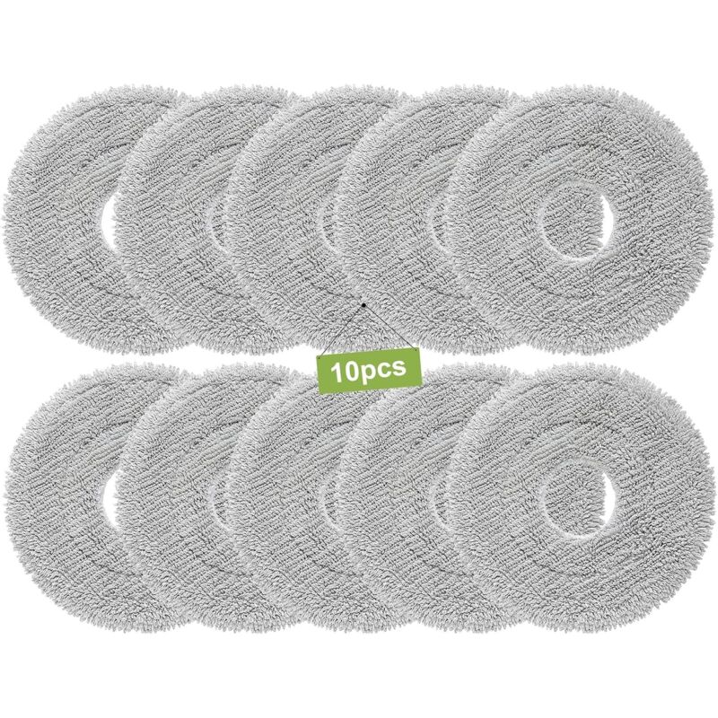 10 Pièces Serpillière Accessoires Pour Dreame L10s Ultra Gen 3/gen 2/l10s Pro Ultra Heat/x40/x50 Ultra Complete/l10s/l40/x30, Pour Ecovacs T50 Pro Omni Gen2/t50 Omni,pour Roborock Qv 35a/qrevo S5v