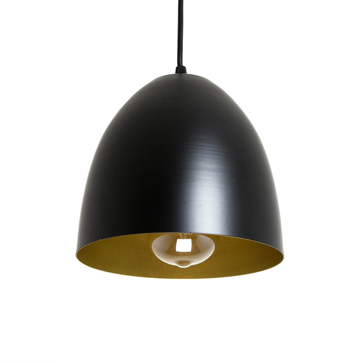 Hängelampe Schwarz Gold Ø20cm Esstisch Küche Annie