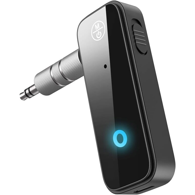 Zusätzlicher Bluetooth-kfz-adapter (verbesserte Version), 2-in-1 Bluetooth 5.3 Empfänger/sender Mit Display, Kompatibel Mit Autolautsprechern, Stereoanlagen Und Kopfhörern