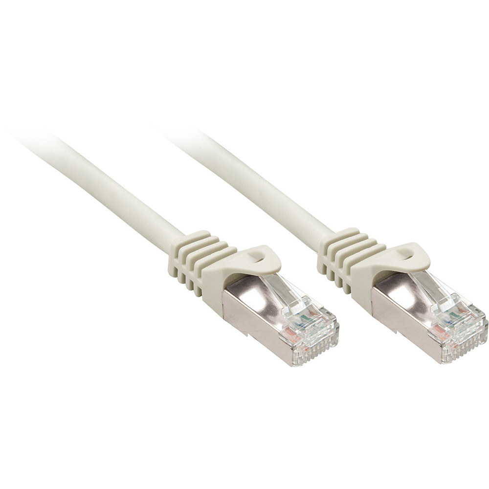 Lindy 48394 Rj45 Netzwerkkabel, Patchkabel Cat 5e F/utp 5.00 M Grau Mit Rastnasenschutz 1 St.