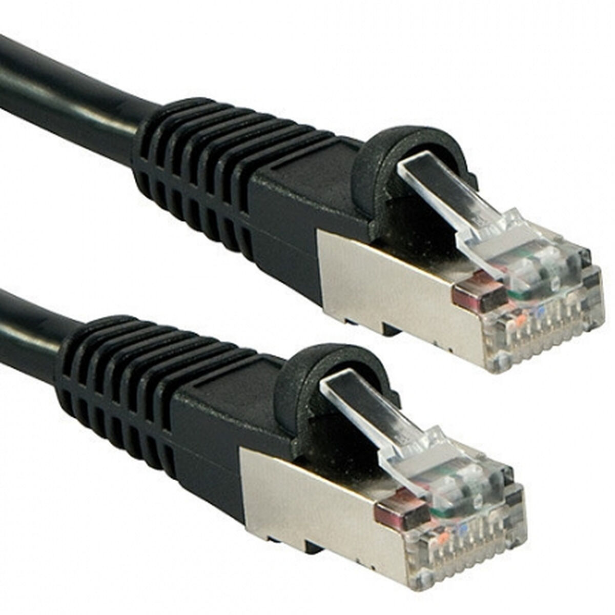 Lindy 47186 Rj45 Netzwerkkabel, Patchkabel Cat 6a S/ftp 30.00 M Schwarz Mit Rastnasenschutz 1 St.
