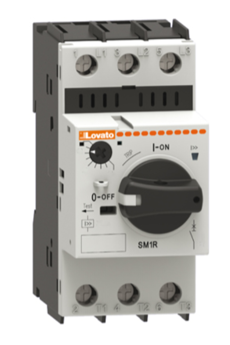 Motorschutzschalter Mit Drehknopf 4 Kw Bei 400 V Ac 6,3–10 A 100 Ka Sm1r1000