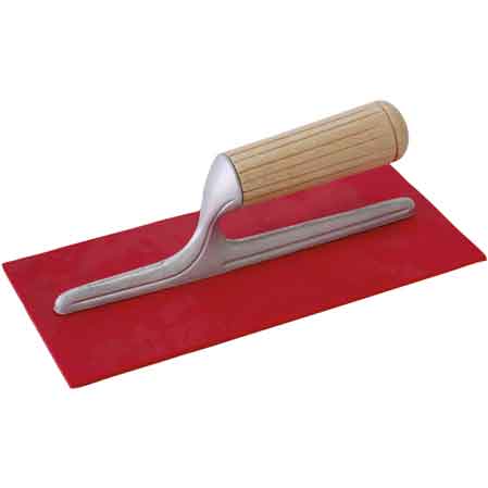 Glatte Schaber Mit Gewachstem Holzgriff 28x12 Cm