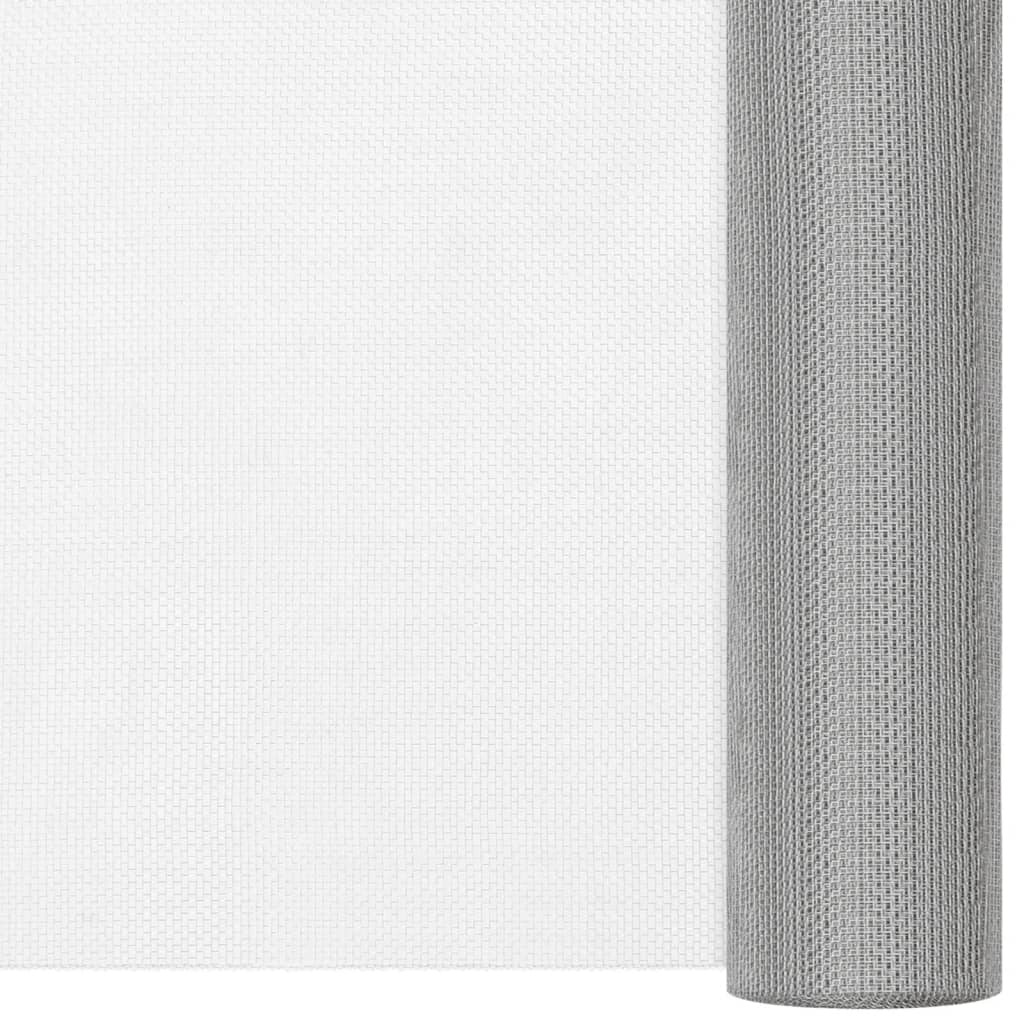 Maison Exclusive - Fliegengitter Edelstahl 80x500 Cm Silbern