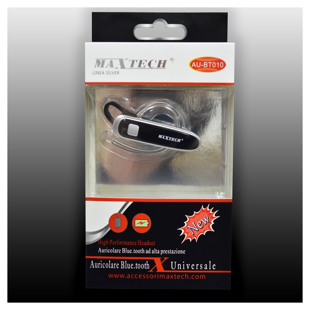 Trade Shop - Maxtech Au-bt010 Universal-bluetooth-kopfhörer Für Smartphones Version 4.2 -