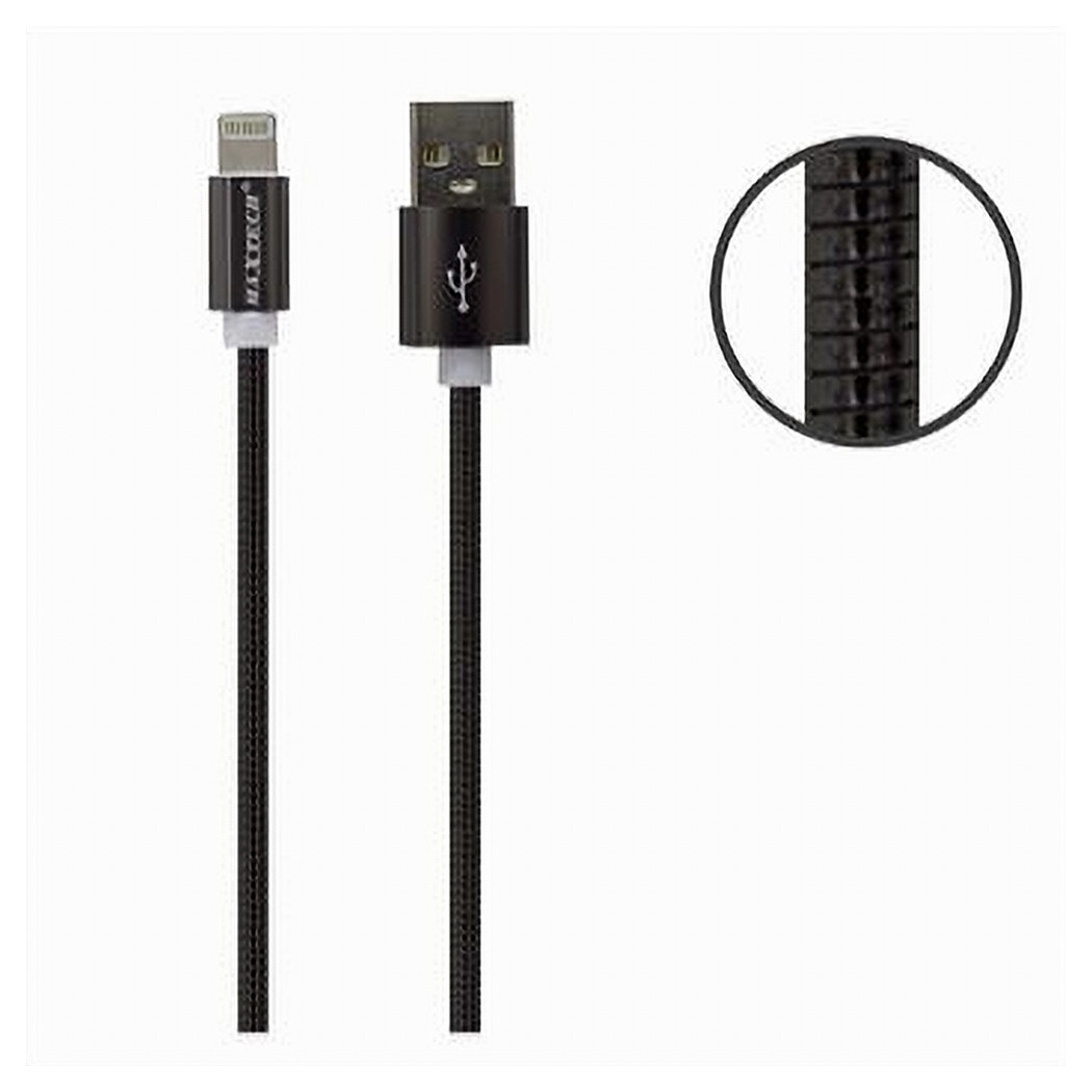 Maxtech - Trade Shop - Ladekabel Für Iphone Ipad 5volt-2000ma 1mt High Speed Usb F-ip013 -