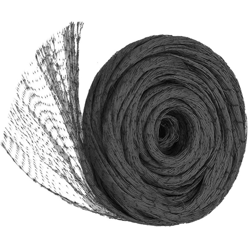 1 Rolle Schwarzes Gartengewebe (2 M X 6 M) - Vogelschutznetz Für Pflanzen, Gemüse, Obst, Blumen, Wiederverwendbar, Großes Netz, Netz Für Weinreben