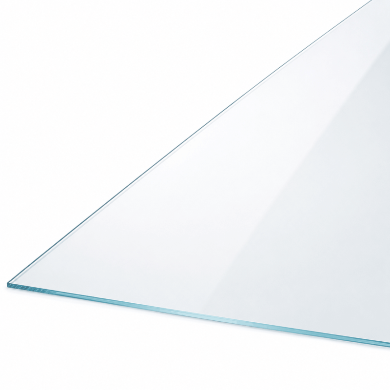 Mccover - Glattes Und Transparentes Synthetisches Glas - Farben - Durchscheinend, Dicke - 2 Mm Breite - 100 Cm Länge - 100 Cm Oberfläche In - 2