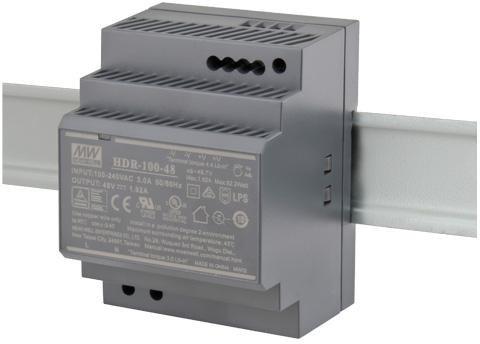 Mean Well Schaltnetzteil 48 V 100 W Hutschiene