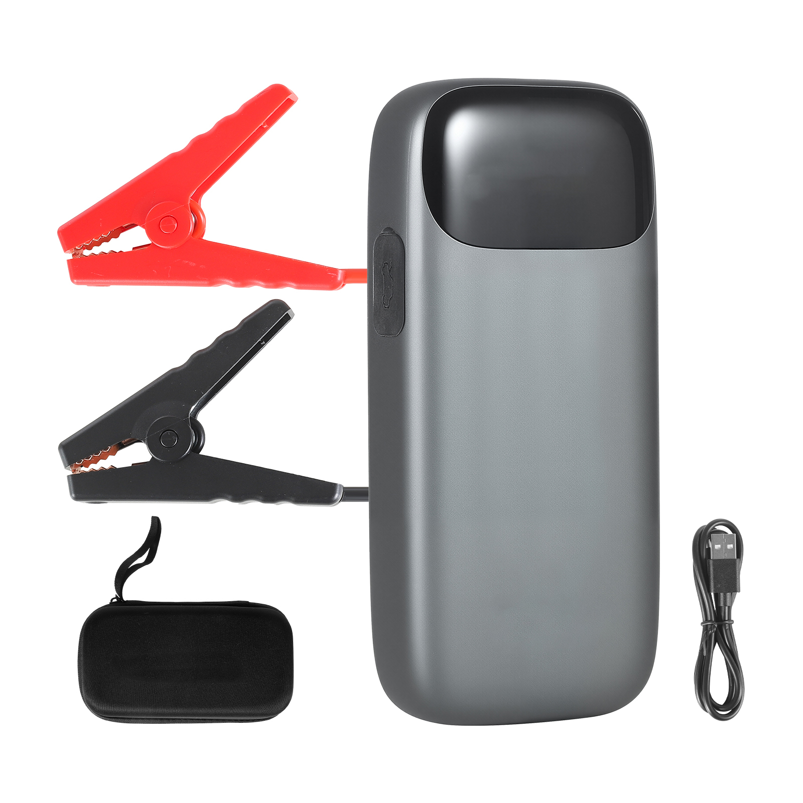 Mophorn Starthilfe Powerbank, 6000a Spitzenstrom Mit Led-lampe & Kabel Für Motoren Bis 10l Diesel/benzin, Autobatterie-booster Mit Schnellladefunktion & Sicherheitsschutz Für Notfälle