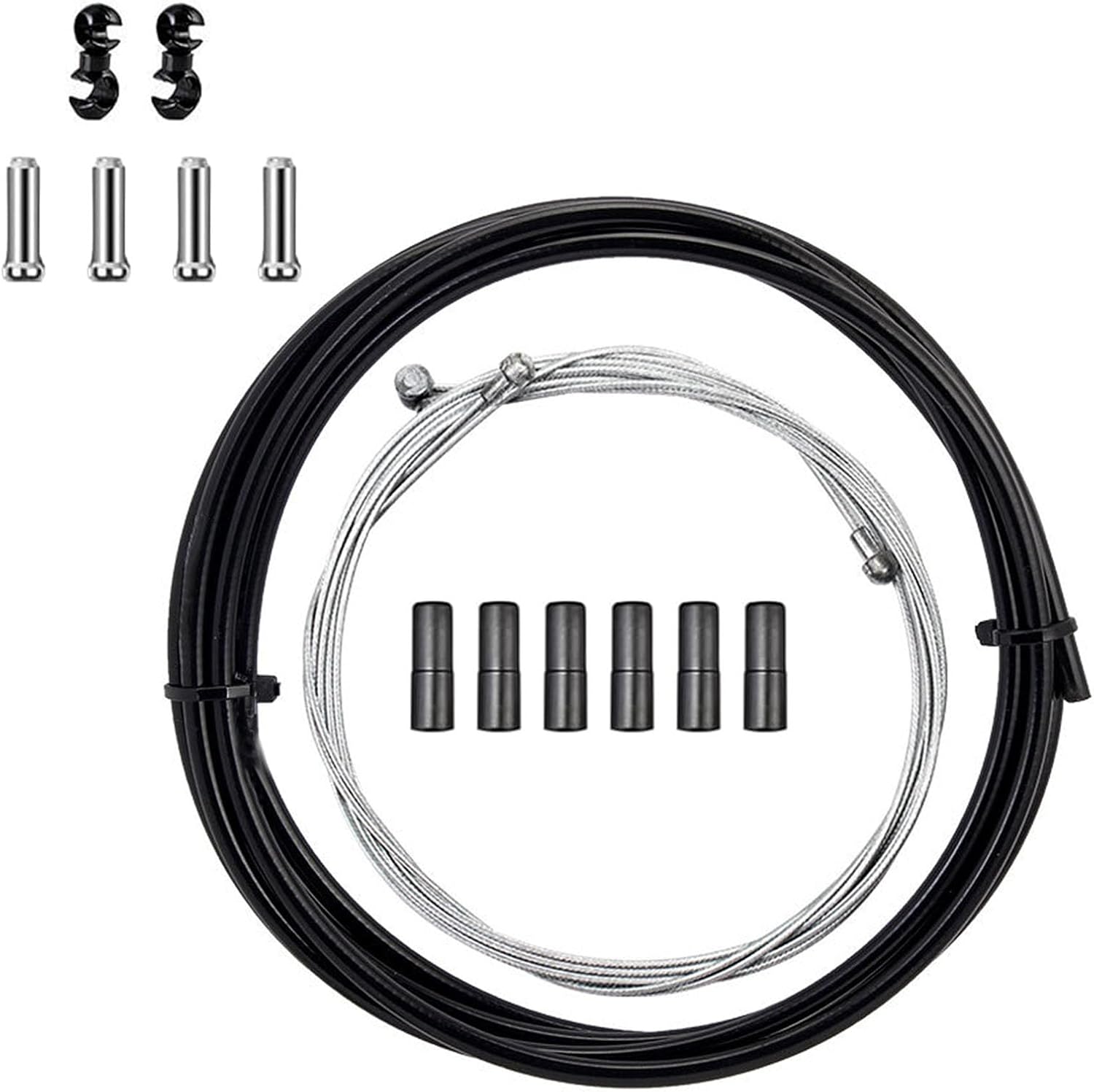 Fahrradbremszug, Hinterradbremszug-set, Universeller Innerer Fahrradbremszug, 2-in-1-set, Universeller Innerer Schaltzug, Für Bremsenersatz