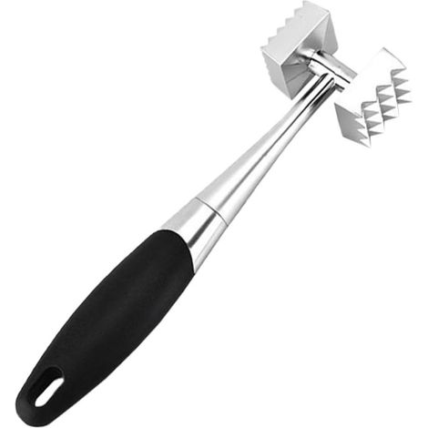 Doppelseitiger Fleischklopfer Aus Zinklegierung, Küchengerät Zum Zartmachen Von Steaks Und Geflügel