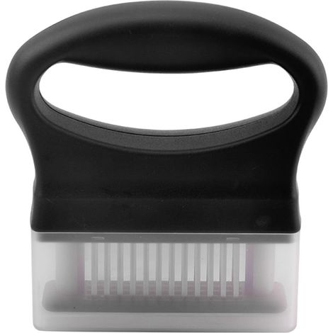 Fleischzartmacher Aus Edelstahl Mit Rostbeständiger, Nadelförmiger Form, Küchenutensil.