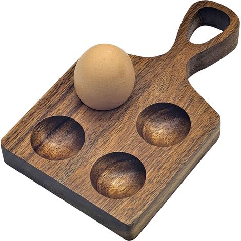 Eierregal Aus Holz – Ideal Für Arbeitsplatten, Kühlschränke Sowie Als Dekoration In Küche Und Esszimmer.