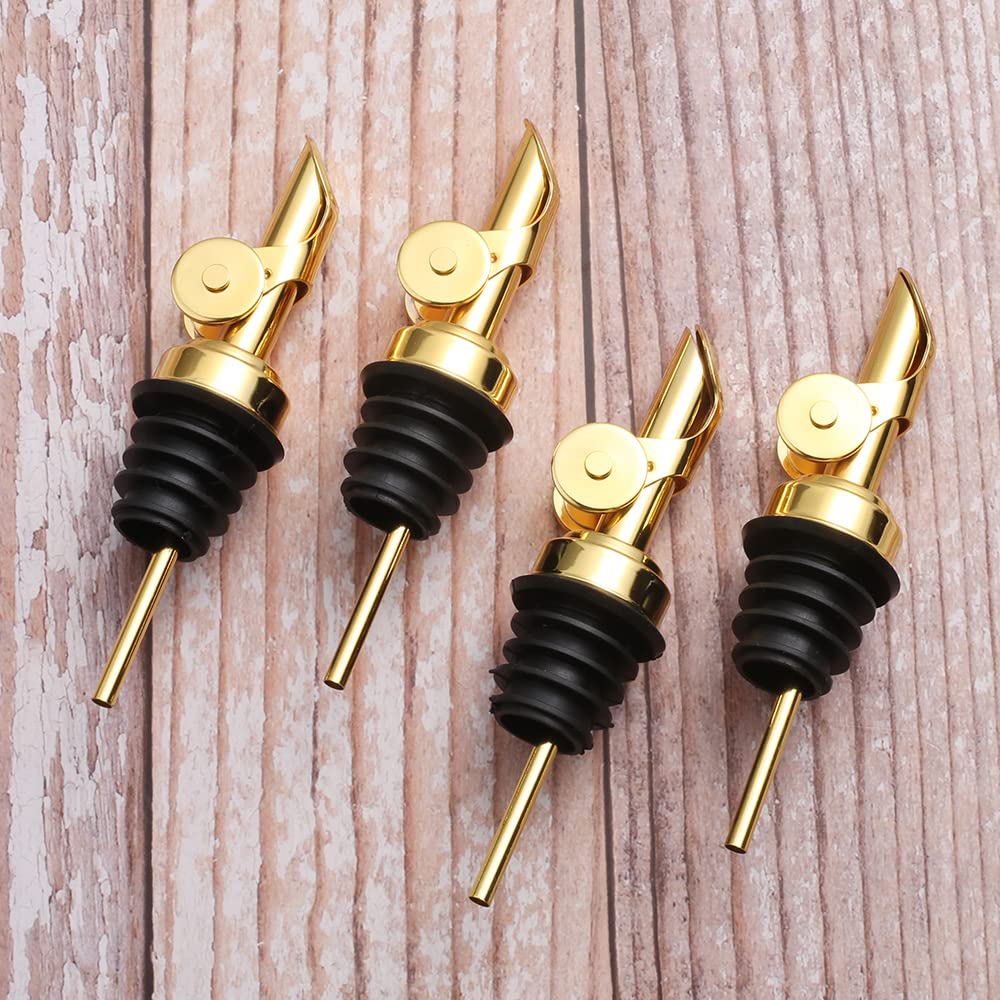 Die Spiritusspenderdüsen Sind Aus Edelstahl Gefertigt, Set Mit 4 Düsen, Goldfarben.