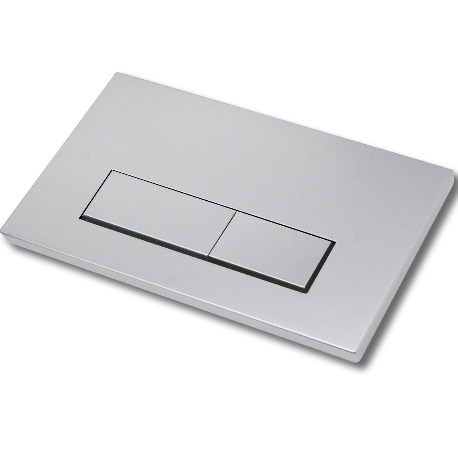 Spülplatte/spülknopf – Zubehör Für Wc-spülkästen – Kompatibel Mit Geberit Sigma01, Up300 Und Up320 – Zweimengenspülung (silbergrau)