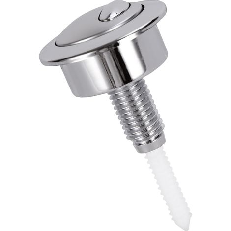 Spülknopf (kompatibel Mit Optima49) — Ersatz-doppelspülknopfkopf (silber)