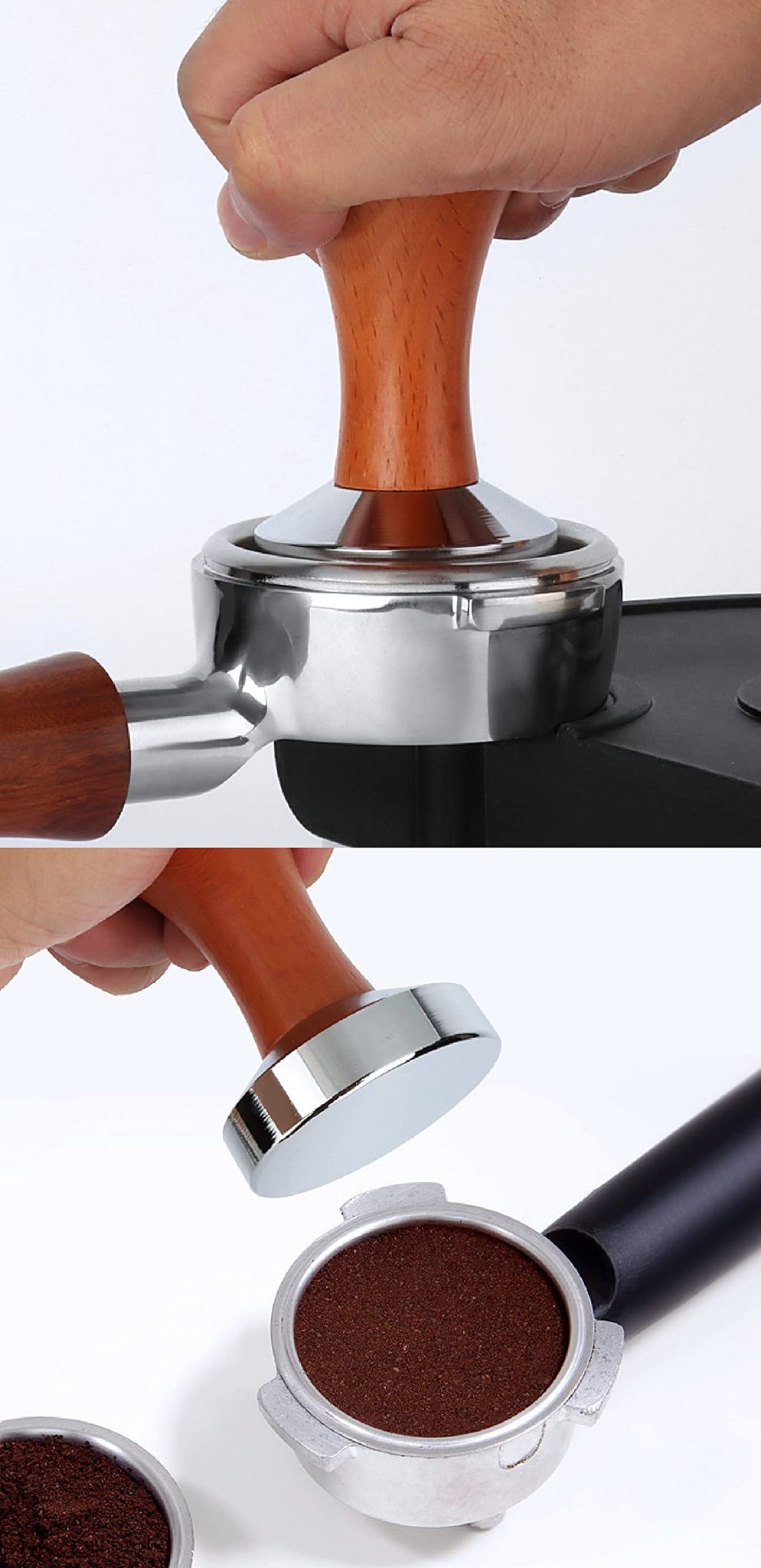 51-mm-espresso-tamper – Professioneller Barista-kaffeetamper, Classic-serie, Edelstahl, 90 X 51 Mm
